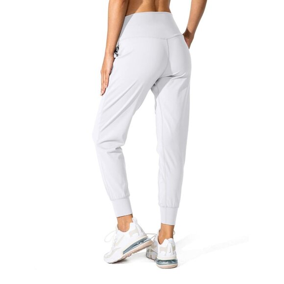 ✌️ 2/$40 ✌️ White G Gradual Women’s Joggers with Pockets sz M - Picture 3 of 6